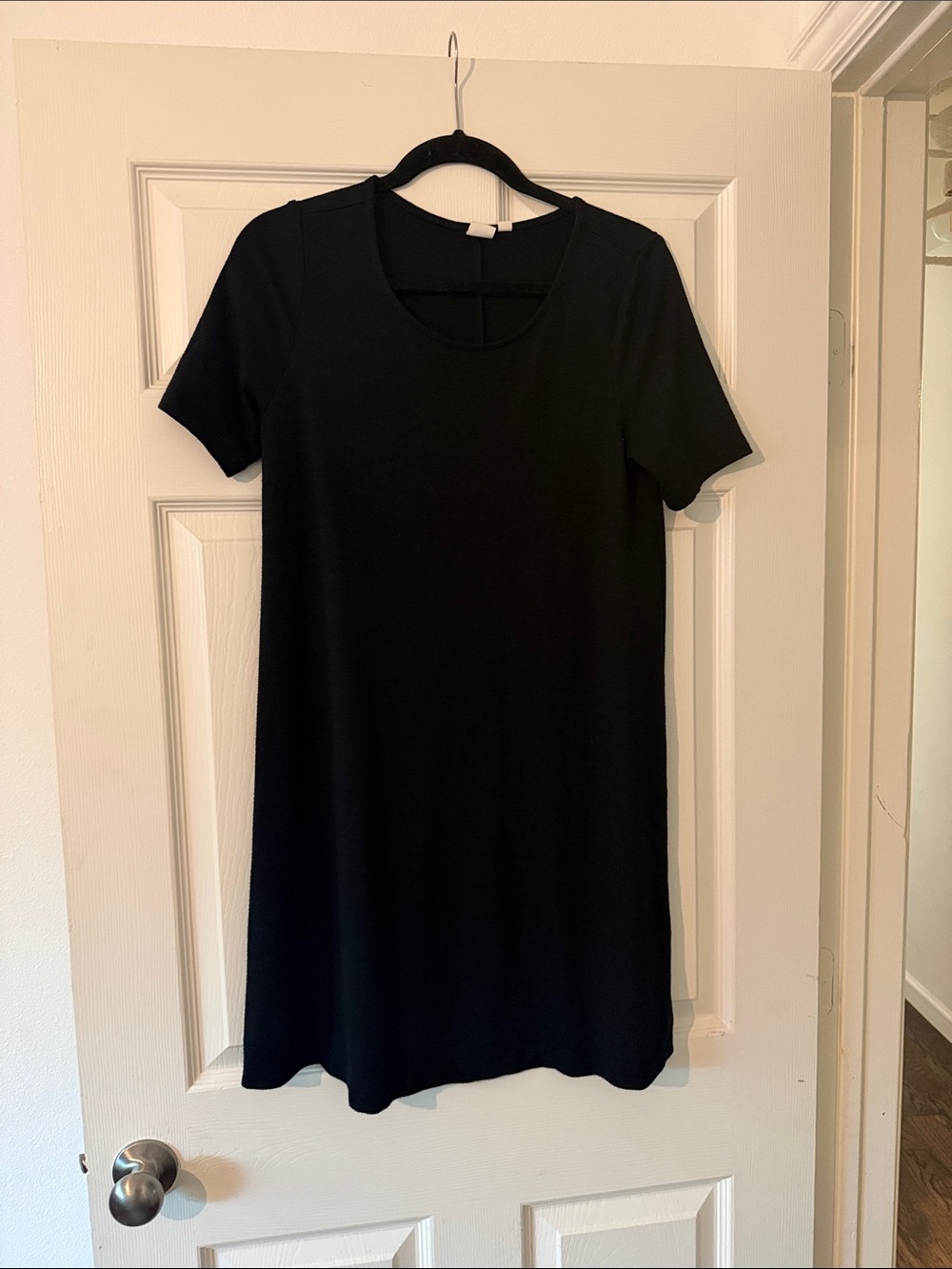 GAP Black Crewneck Tee Dress